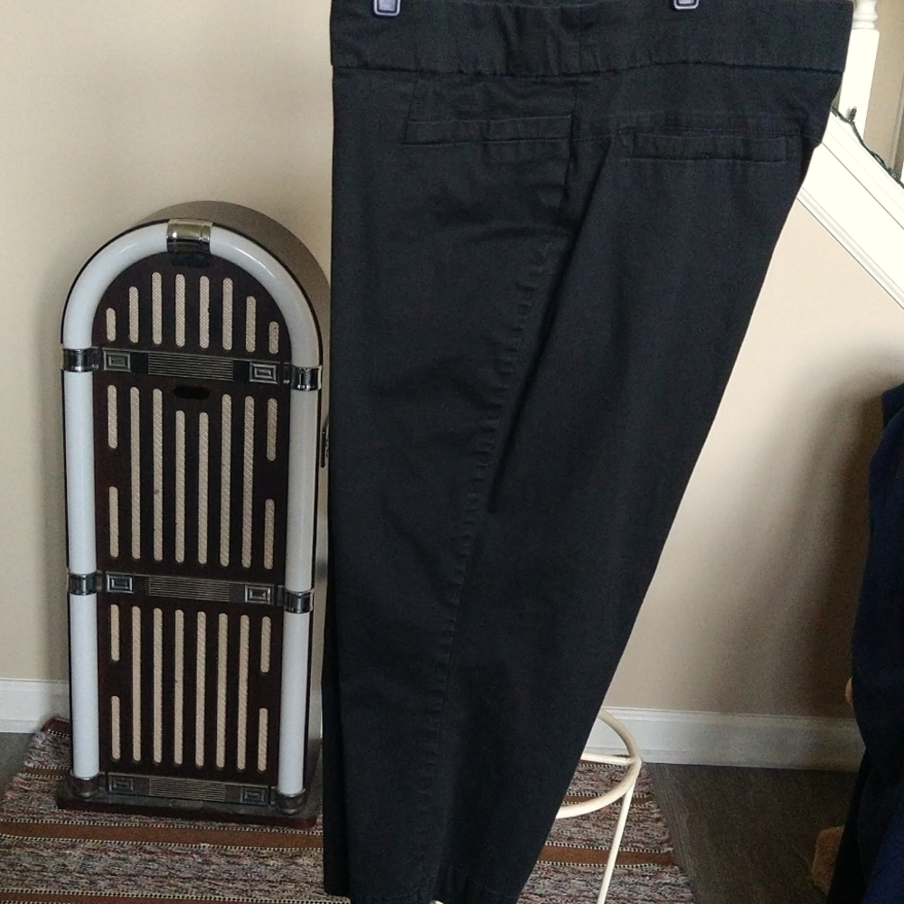 LEE STYLEUP Charcoal Capri PullOn Pants Sz 18W Medium